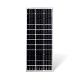 Protron Slim Mono 100W Solarmodul Photovoltaik Monokristallin Solarpanel Solarzelle 100Watt Mono Solar 12v 18v für Wohnmobil, Garten, Boot