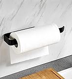 MEGAVOW Küchenrollenhalter Selbstklebend oder Wandmontage - Küchenpapierhalter ohne Bohren Papierrollenhalter für Badezimmer und Küche