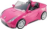 Barbie DVX59 - Cabrio Fahrzeug, in pink, mit Platz für 2 Puppen, Puppen Zubehör, Spielzeug ab 3 Jahren