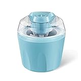 hjj Home Ice Cream Maker Machine - Gelato Sorbet Gefrorene Joghurtmaschine Abnehmbare Mischpaddel - einfach zu bedienen - köstliche EIS in 20 Minuten (Farbe: blau) jianyou (Color : Blue)