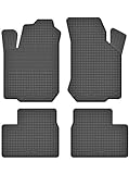 KO-RUBBERMAT Gummimatten Fußmatten 1.5 cm Rand geeignet zur OPEL Corsa A, B, C (1982-2006) ideal angepasst 4 -Teile EIN Set