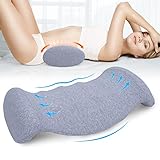 SAHEYER Lendenkissen Orthopädisches Lendenwirbelkissen aus Memory Foam, Ergonomisches Rückenkissen & Lendenwirbelstütze für Bett, Sofa, Stuhl, Auto und Bürostuhl, G