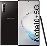 Samsung Galaxy Note 10+ Plus 5G Smartphone (17.2cm (6.8 Zoll), 12GB RAM, Einzel-SIM, Li-Ion 4300 mAh, Android 9 to 12 - Deutsche Version (256 GB, Schwarz)