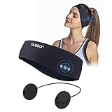 Blueear Schlafkopfhörer Bluetooth,Bluetooth Stirnband Kopfhörer mit HD Stereo Lautsprecher für Sport Training, Joggen, Yoga,Reisen