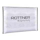 Rottner T06217 Feuerfeste Dokumententasche Din A3, Aluminium Silber, 470x340x20
