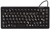CHERRY Compact-Keyboard G84-4100, Deutsches Layout, QWERTZ Tastatur, kabelgebundene Tastatur, kompaktes Design, ML Mechanik, schwarz