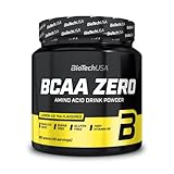 BioTechUSA BCAA Zero - Essentielles Aminosäurepulver | 6g BCAA mit Instant L-Leucin | Vegan | Zuckerfrei, Laktosefrei, Glutenfrei, 360 g, Zitronen-E