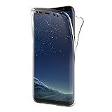 AICEK Samsung Galaxy S8 Hülle, 360° Full Body Transparent Silikon Schutzhülle für Samsung S8 Case Crystal Clear Durchsichtige TPU Bumper Galaxy S8 Handyhülle (5,8 Zoll)