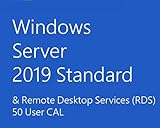 Windows Server Standard 2019 + Remote Desktop Services 50 User/Device RDS CALs