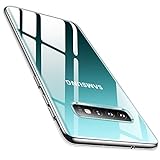 TORRAS Crystal Clear Kompatibel mit Samsung Galaxy S10 Hülle, Transparent Vergilbungsfrei Dünn Slim Weiche Silikon Case Durchsichtige Schutzhülle Handyhülle für Samsung Galaxy S10 - Transparent