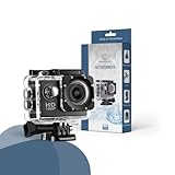 Essential Link Action Kamera - HD Action Cam - 30 Meter Wasserdicht - Wasserdicht - Inklusive Zubehör