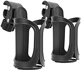 YYST 2 Stück Getränkehalter für Kinderwagen,360 Grad Rotation Nuckelflaschen kaffeehalter,Fahrrad Flaschenhalter,für Fahrräder,Mountainbikes,Kinderwagen und Rollstuh