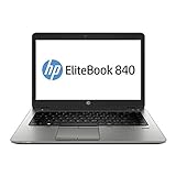 HP Elitebook 840 G1 - i5 Premium Business-Notebook - 250GB SSD, Intel Dual Core i5 Prozessor, 8 GB RAM, 14in Zoll 1600x900 HD+ Display, Windows 10 Pro - (Generalüberholt)