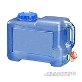 12L Wasserkanister mit Hahn BPA-frei Kunststoff Verdickt Platz Camping Wassertank für Outdoor Reise Kampierendes Nach Hause Trinkender Speicher-Eimer
