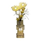 LMNRLNN Deckenfluter Künstliche Blumen Lampen, Rattan Vase/Stehlampen, Nachtlicht, Hochzeitsbeleuchtung, Inneneinrichtungen, Geschenk, aus Rattan (E27 * 4) Standleuchten Stehleuchte