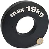 Ringmagnet Magnet-Ring Ferrit Y30 - Ø 140 x 63 x 17mm - Keramik Magnetring - Haftkraft: 19 kg - Material: Fe2O3 (Ferrit) Y30 - Qualität: Anisotrop - Einsatztemperatur: von -40°C bis +250°C