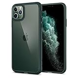 Spigen Ultra Hybrid Hülle Kompatibel mit iPhone 11 Pro -Midnight Green