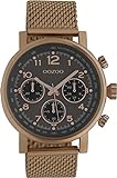 Oozoo Timepieces Herren Uhr - Armbanduhr Herren mit Milanaiseband | Hochwertige Uhr für Männer - Edle Analog Herrenuhr in rund C10702