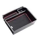 GAID Auto Armlehne Box Lagerung Organizer Fit for Toyota Fortuner SW4 2015-2018 AN150 AN160 (Color : Black)