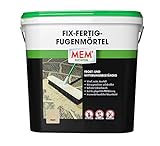 MEM Fix-Fertig-Fugenmörtel, Witterungsbeständig, Anwendungsfertig, Gegen Unkrautbewuchs, Sand, 12,5 kg