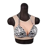 RAXST Künstliche Gefälschte Brüste Platte Bodysuit Tetas Titten Silikon Brustformen Für Shemale Dragqueen - YLLK B,Color 2