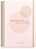 Burde Kalender 2022 Life Planer Pink | 20 Dezember 2021 bis 8 Januar 2023 | Rosa | DIN A5 Format | Terminplaner