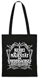 Urban Backwoods Seine Majestät Der Niedersachse Hipster Bag Stofftasche Stoffb