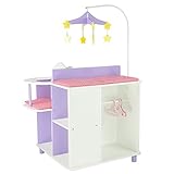 Puppen-Wickeltisch Puppenschrank Puppenzubehör Spielzeug Olivias World TD-0203