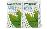 Sweatosan - die natürliche Hilfe gegen Schwitzen: Das pflanzliche Arzneimittel mit Salbeiblätter-Extrakt. Naturkraft Salbei, 2x 200 Tabletten