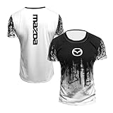 AXOEECF Auto Kleidung, Für Mazda, Pullover Hoodie, personalisiertes Sweatshirt, Pufferjacke, T-Shirt,OneColor-XL