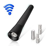 Eightwood Autoantenne Auto Dachantenne 6,5cm Mini Autoradio Antenne kurz mit starker FM/AM/DAB Empfangsfunk