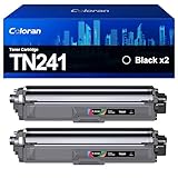 Coloran TN241 TN245 Kompatibel für Brother TN242BK TN242-BK, für Brother MFC 9332CDW Toner DCP-9022CDW MFC-9332CDW MFC-9142CDN HL-3142CW DCP-9020CDW DCP-9017CDW HL-3152CDW (2er-Pack, Schwarz)