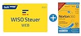 WISO Steuer-Web 2022 PC (für Steuerjahr 2021) + Norton 360 2022 Deluxe (3 Geräte) | PC Aktivierungscode per Email