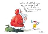 Postkarte A6 +++ WEIHNACHTEN von modern times +++ PSYCHOKACKE +++ CARTOON CONCEPT © GAYMANN,