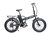 Revoe Dirt VTC Elektrisches Fahrrad, zusammenklappbar, 20 Zoll, Unisex, Erwachsene, Schwarz, Einheitsgröße