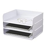 Imtrub Desktop-Racks, Desktop-Literaturständer, Wiederverwendbarer Aktenständer für den Schreibtisch, Aktenhalter für Broschüren, Büros, Zuhause, Desktop, Flyer, Broschüren