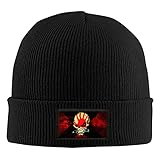 Leather earrings Red Black Skull Tattoo Winter Beanie für Frauen Knit Slouchy Oversized Hat Warm Ski Cap