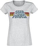 Star Wars Vintage 77 Frauen T-Shirt grau meliert L 97% Baumwolle, 3% Polyester Fan-Merch, Filme