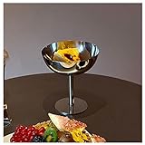Edelstahl Eisbecher hoch Weinglas Spiegel Reflexion Durchmesser 10cm Höhe 11cm Home Gift Persönlicher Gebrauch 200ml