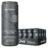 Bettergy ® Energy Drink - 24x 250ml - Einweg inkl. 6€ PFAND - Mit dem Zucker der Zukunft und Theanin für lang anhaltende Energie ohne Herzrasen - Plant Based