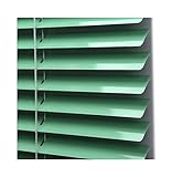 PLMOKN Aluminium Jalousien Fensterläden, Windrichtung Adjustment Rust Pendulum windundurchlässiges Komplette Zubehör Schlafzimmer Balkon, nach Maß (Color : Green, Size : 100x160cm)