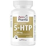 ZeinPharma Griffonia 5-HTP 200 mg, 120 Kapseln - Griffonia simplicifolica Extrakt, natürliches Lebensmittel für besondere medizinische Zwecke (bilanzierte Diät) bei Depressionen