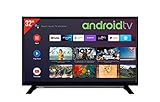Toshiba 42LA2063DAX 42 Zoll Fernseher/Android TV (Full HD, HDR, LED, Smart-TV, Triple-Tuner, Bluetooth, WLAN, Google Play Store & Assistant) [2022], schwarz