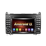Amaseaudio Android 10 Autoradio, 2 Din für Benz W169 W245 W906, 7' Touchscreen, InDash DVD Player, DSP+, Unterstützung Auto/GPS Navigation/ HD1080P/