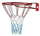 KIMET Basketballkorb für In- und Outdoor Basketball Ring Netz Qualität-und Sicherheitsgeprüft: Ø 45 cm