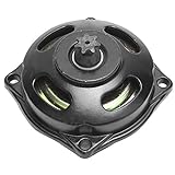 Kupplungsgehäuse aus Metall, Kupplungsgehäuse schwarz Kupplungsdeckel mit Glocke für Minimoto für MiniMoto 25h 47cc 49cc