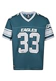Recovered Philadelphia Eagles Midnight Green NFL Oversized Jersey Trikot Mesh Relaxed Top - L