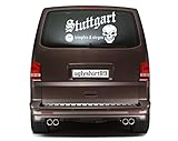 Stuttgart Autoaufkleber 45 cm | Hardcore | Sticker | Aufkleber | KSM1