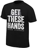 WWE Braun Strowman Get These Hands Authentic T-Shirt Printed T Shirts Short Sleeve Funny Tee