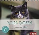 Kluge Katzen 2022: Aufstell-Kalender mit Wochenkalendarium